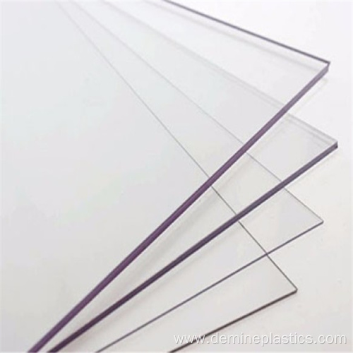 Custom Crystal Solid Clear Polycarbonate Partition Sheet